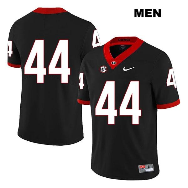 Georgia Bulldogs Men's Peyton Mercer #44 NCAA No Name Legend Authentic Black Nike Stitched College Football Jersey SFX7656KM